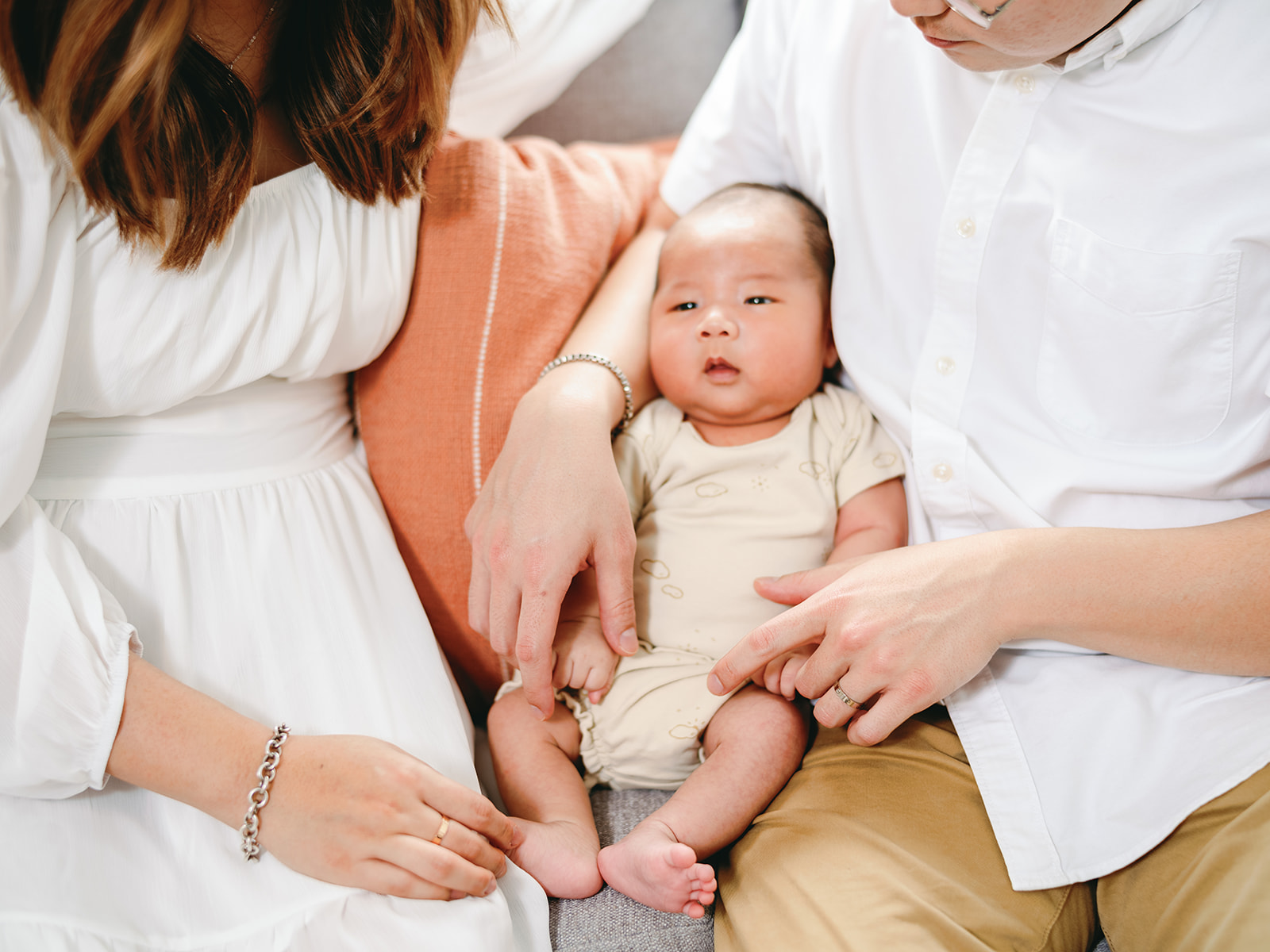 Noah - Newborn - Family Portrait - Pasadena, California - At-Home Session