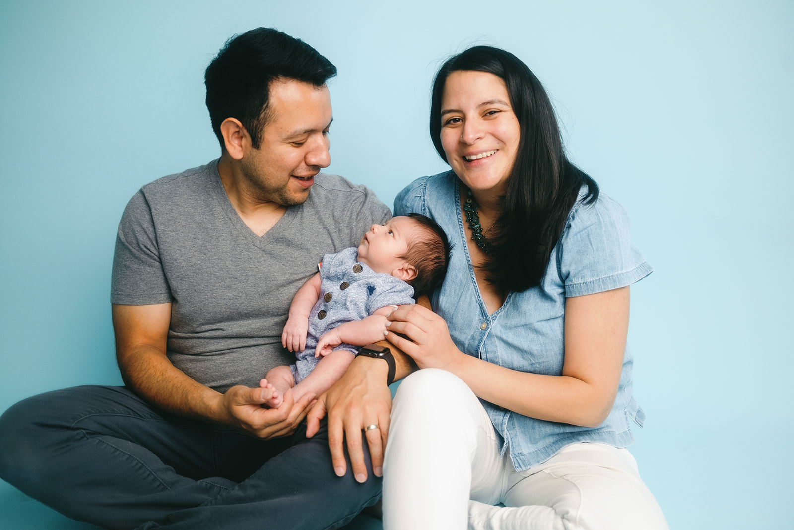 Ezra - Newborn - Family Portrait - Northridge, California - At-Home Session