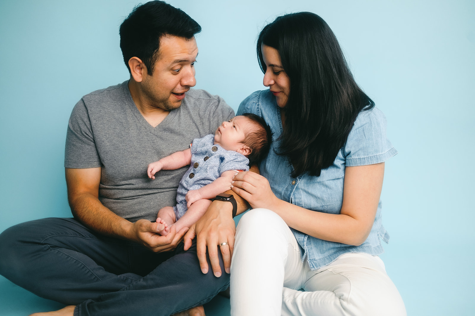 Ezra - Newborn - Family Portrait - Northridge, California - At-Home Session