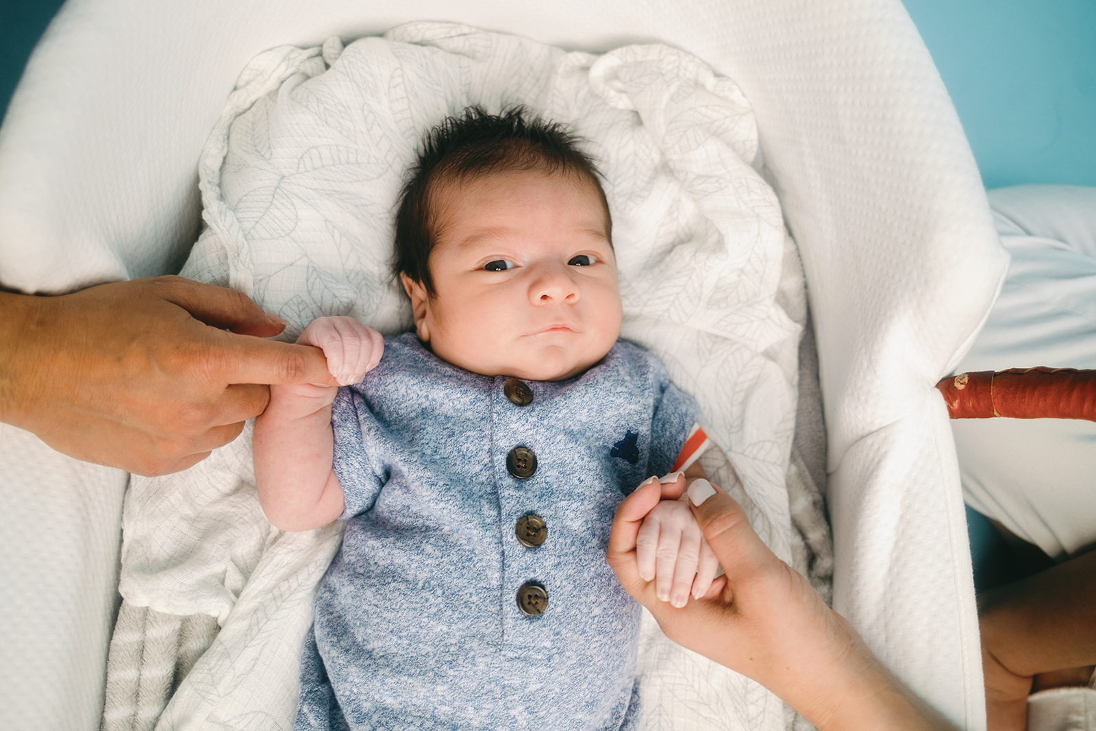 Ezra - Newborn - Family Portrait - Northridge, California - At-Home Session