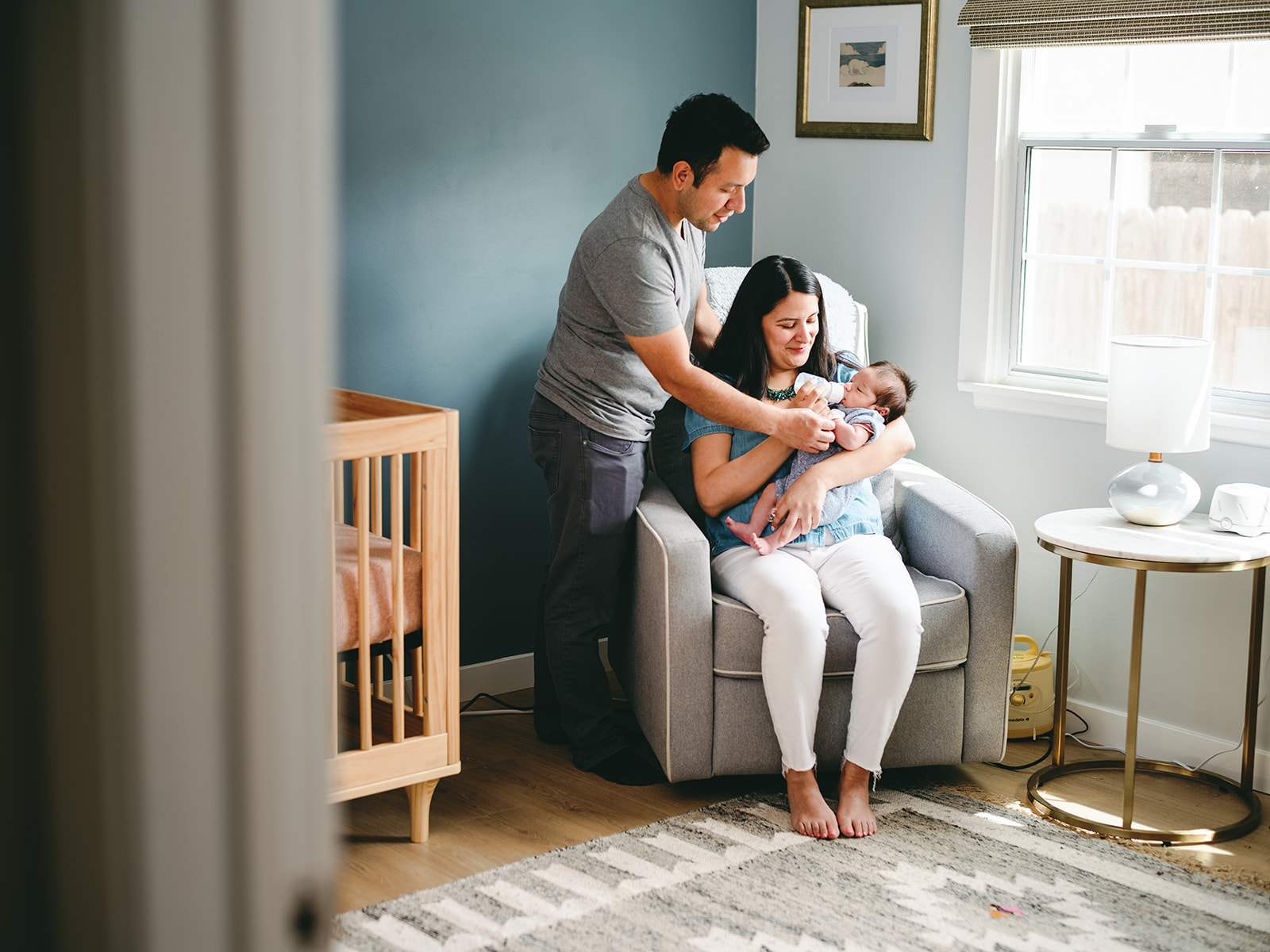 Ezra - Newborn - Family Portrait - Northridge, California - At-Home Session