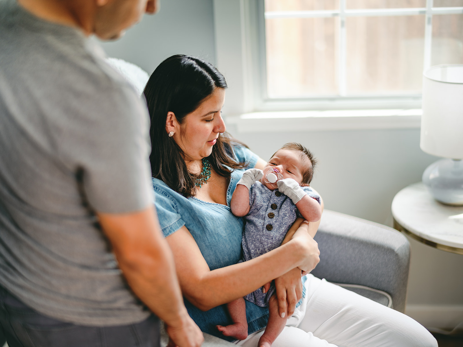 Ezra - Newborn - Family Portrait - Northridge, California - At-Home Session