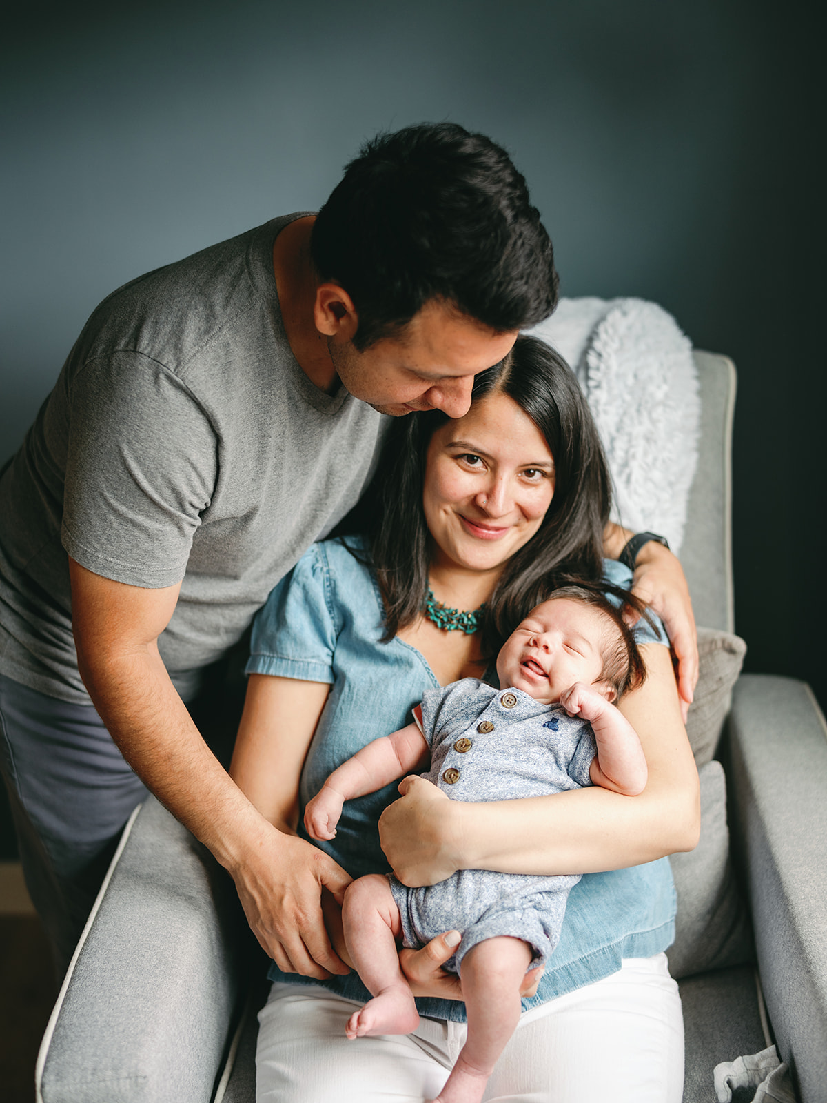 Ezra - Newborn - Family Portrait - Northridge, California - At-Home Session
