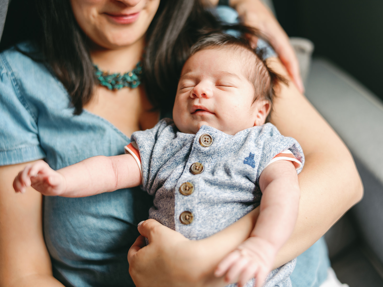 Ezra - Newborn - Family Portrait - Northridge, California - At-Home Session