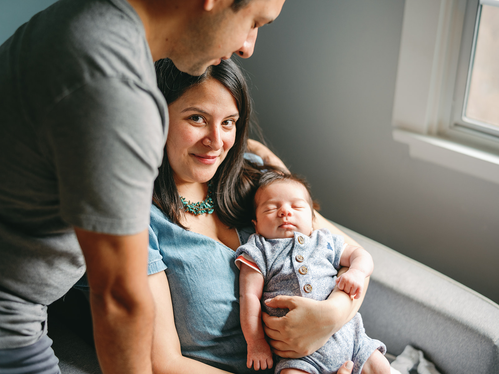 Ezra - Newborn - Family Portrait - Northridge, California - At-Home Session