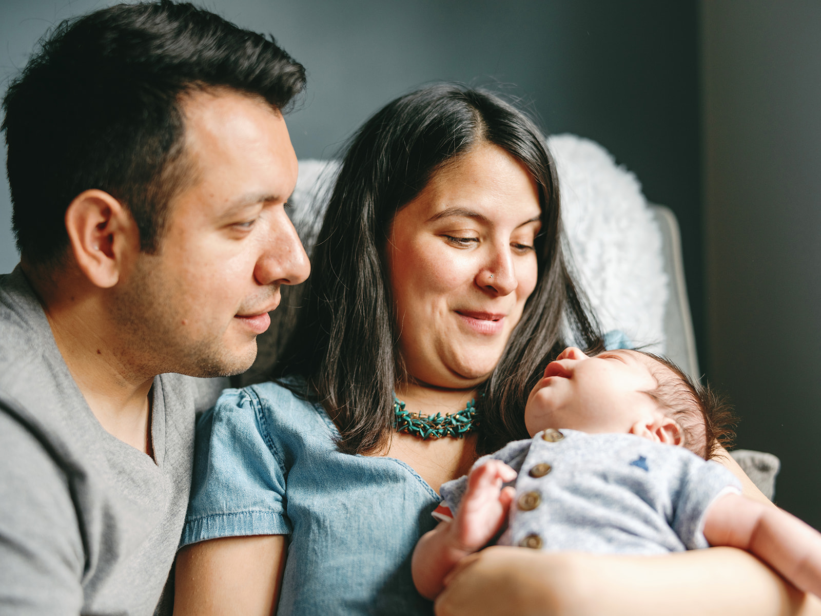 Ezra - Newborn - Family Portrait - Northridge, California - At-Home Session