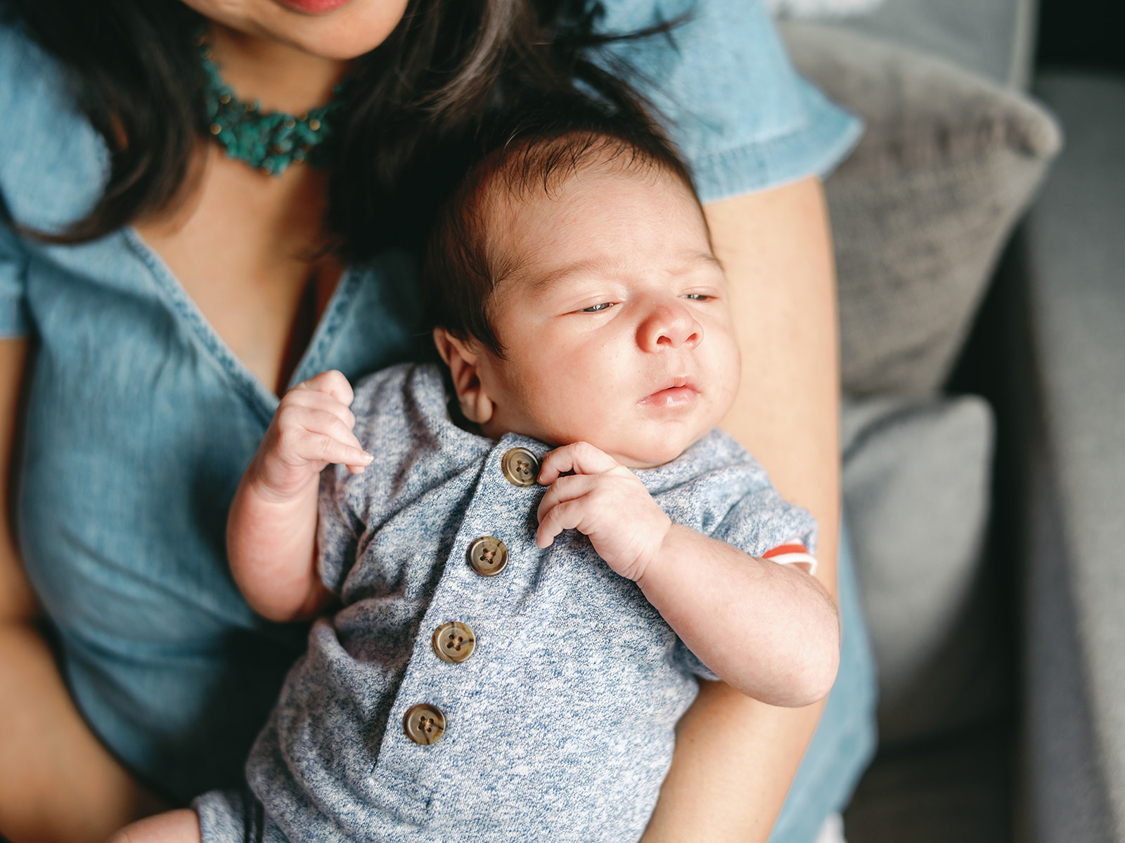 Ezra - Newborn - Family Portrait - Northridge, California - At-Home Session