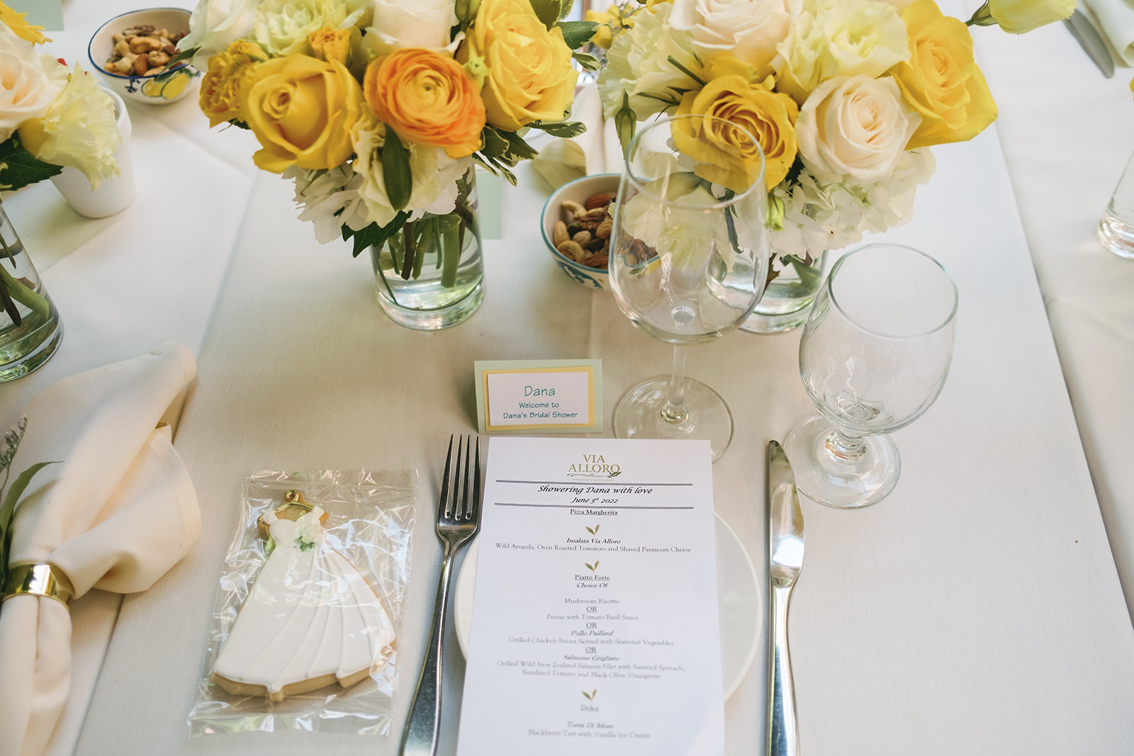 Beverly Hills Bridal Shower - Via Allora Restuarant