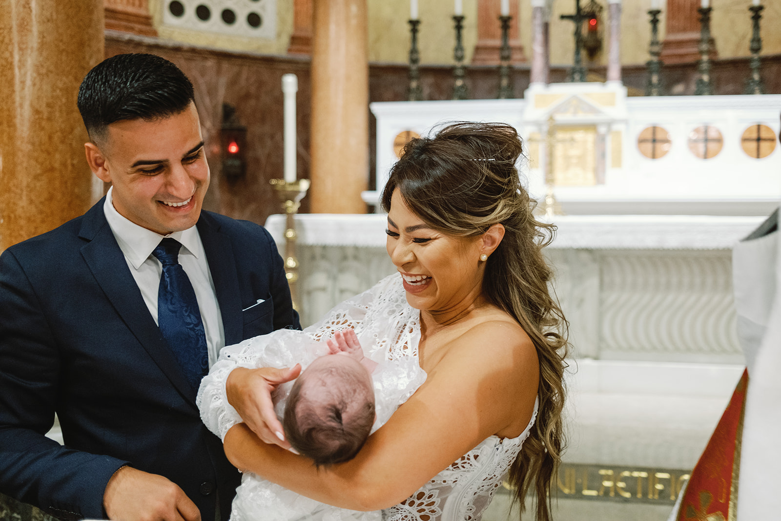 Baby Baptism - St. Andrews Catholic Church - Pasadena, California - The Ivy - West Hollywood, California