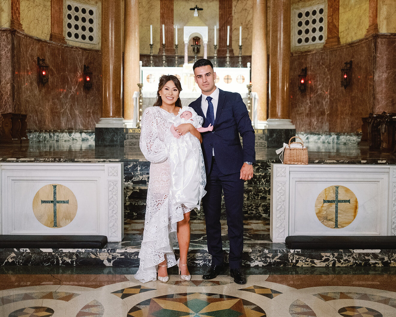 Baby Baptism - St. Andrews Catholic Church - Pasadena, California - The Ivy - West Hollywood, California