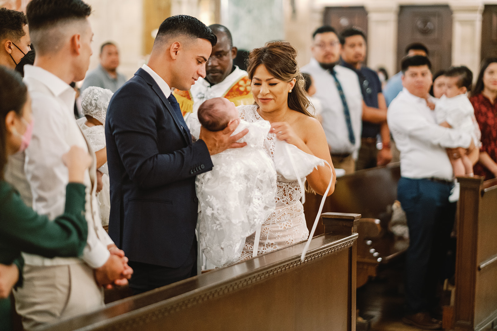 Baby Baptism - St. Andrews Catholic Church - Pasadena, California - The Ivy - West Hollywood, California