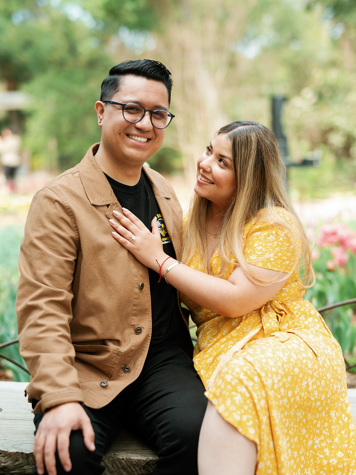 Proposal & Engagement Session - Descanso Gardens - Glendale, California - Outdoor Portraits