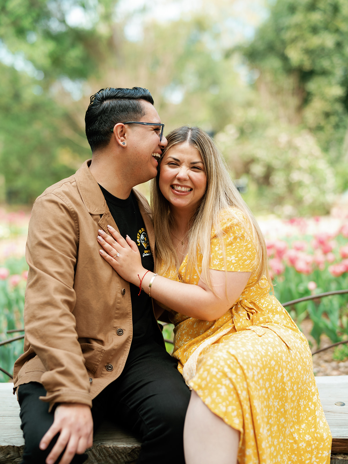 Proposal & Engagement Session - Descanso Gardens - Glendale, California - Outdoor Portraits