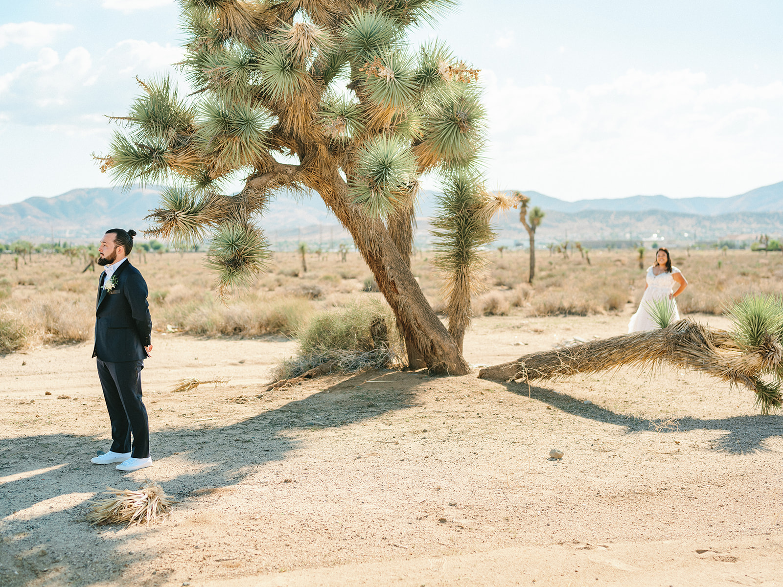 An intimate California desert wedding, Palmdale, CA.