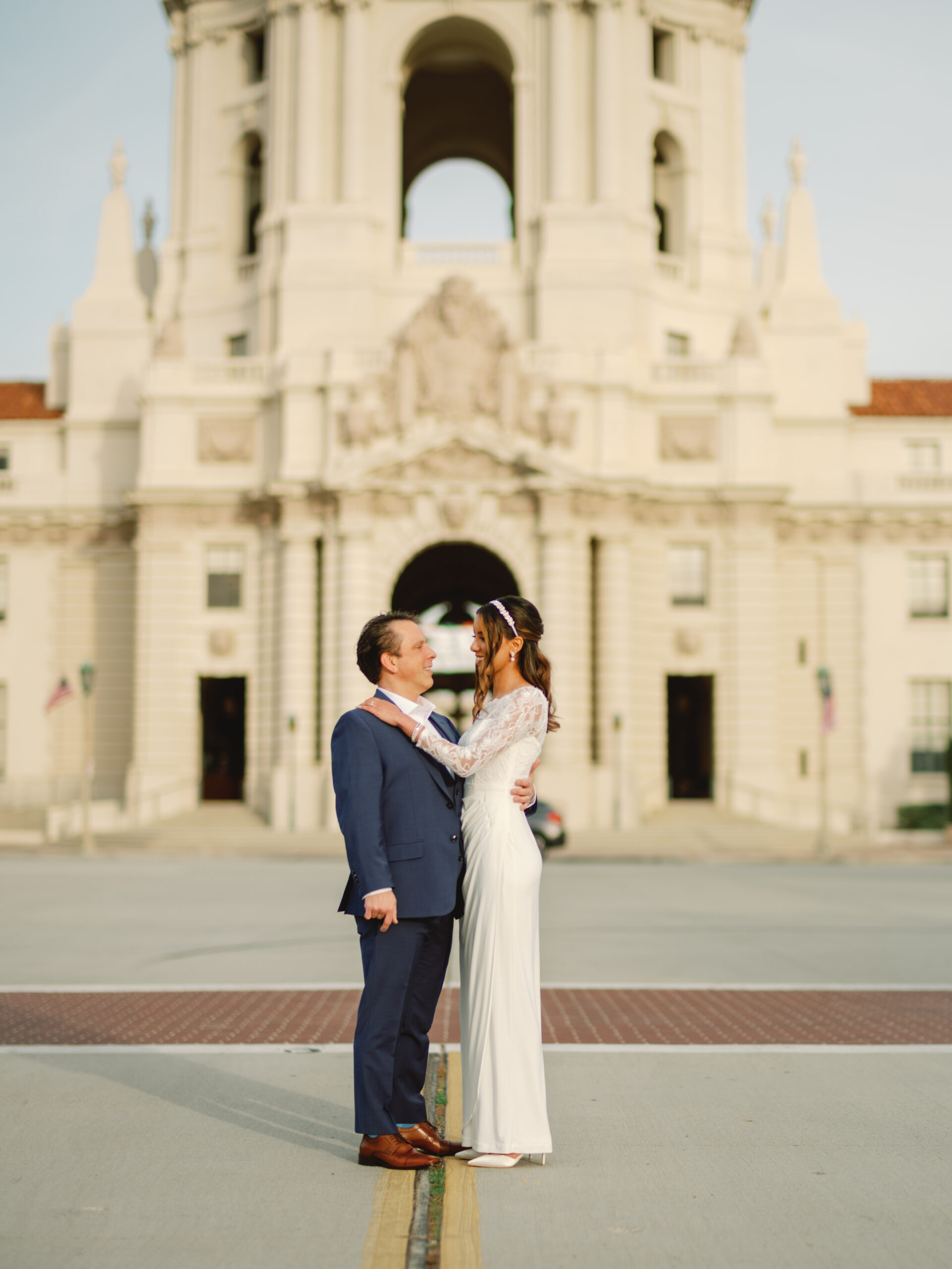 Pasadena City Hall, Engagement, Wedding, Elopement, Bridal Portrait, California, Civil Ceremony