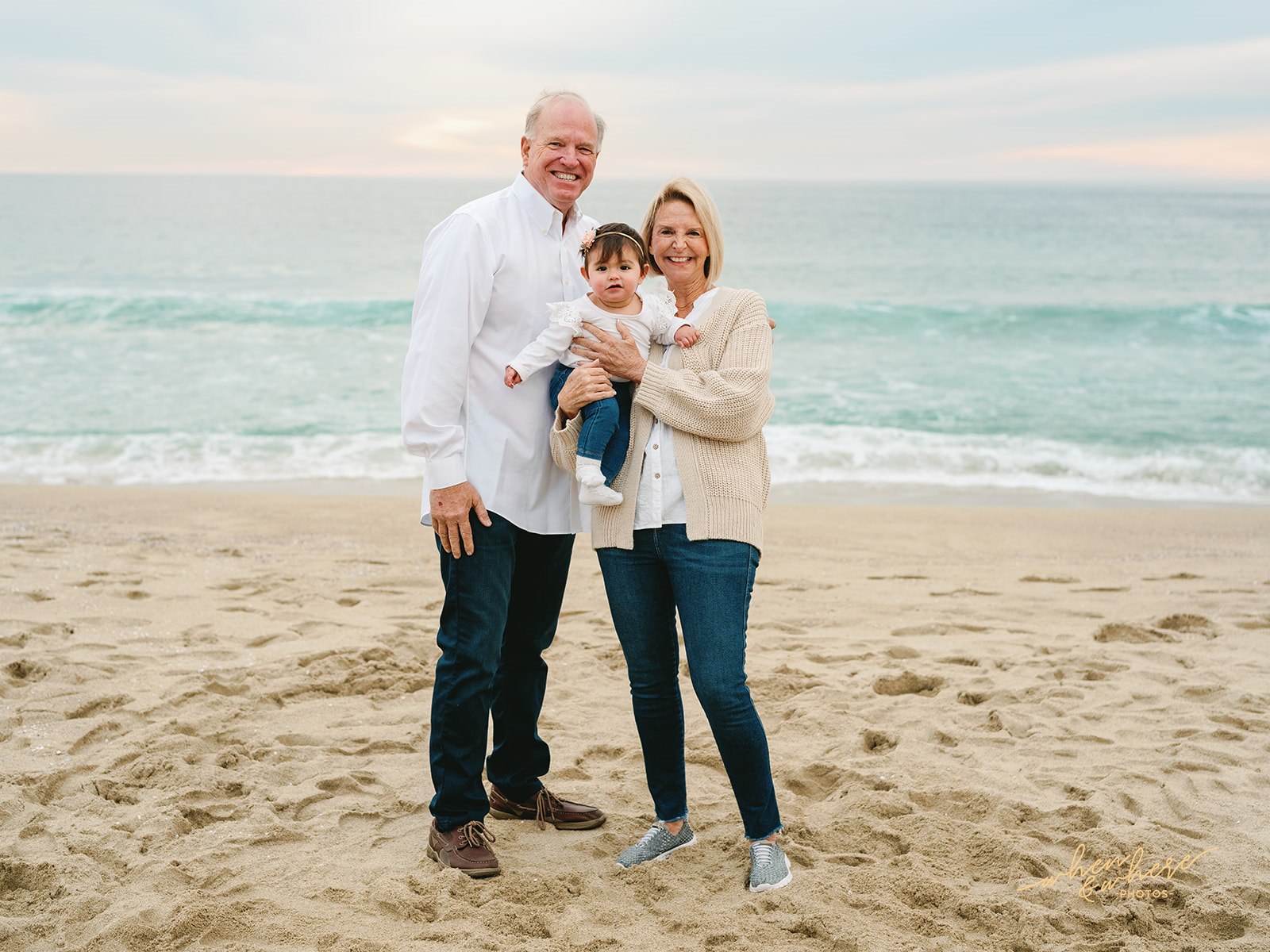 Family Portrait Session - Redondo Beach, California. Stacy reached out to me to document her family and her happy daughter. It's rare when you get a chance to work with such a happy baby. She had the biggest smile, even with dreary December clouds in Los Angeles.